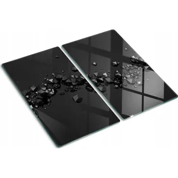 Obraz Dvě Dekorativní Kuchyňské Desky z Tvrzené Sklo S Potiskem 2x30x52 cm