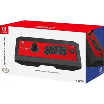 Gamepad Drátový ovladač pro konzoli Nintendo Switch, červený