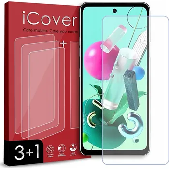 Pouzdro na mobilní telefon 3+1 HYBRIDNÍ SKLO RYCHLÁ OCHRANA OBRAZOVKY PRO TELEFON LG Q92 5G