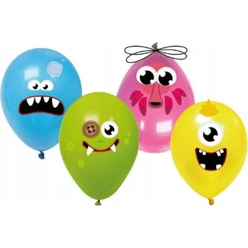 Balónek Balónek vícebarevný klasický 4 ks