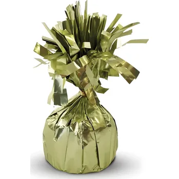 Balónek Těžítko na balonky metalicky zelené