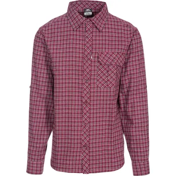Pánská košile Košile Trespass Red Check 1149728 2X Small