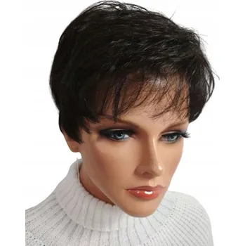 Paruka Paruka krátké syntetické vlasy černá Gisela Mayer