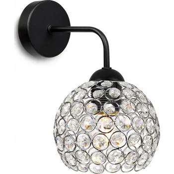 Nástěnné svítidlo Nástěnné svítidlo Light Home čiré, černé, stříbrné E27 60 W