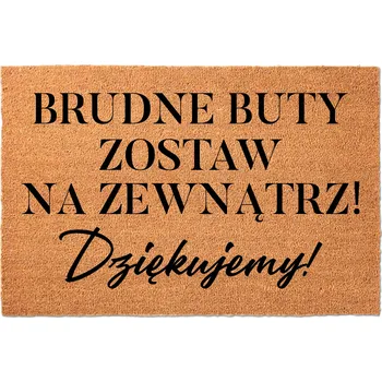 KOKOSOVÁ VSTUPNÍ ROHOŽKA 40X60 STYLOVÁ DEKORACE VTIPNÝ MOTIV