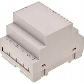 Rozvaděč Pouzdro pro montáž na DIN lištu Kradex, šířka 65 mm, model Z108