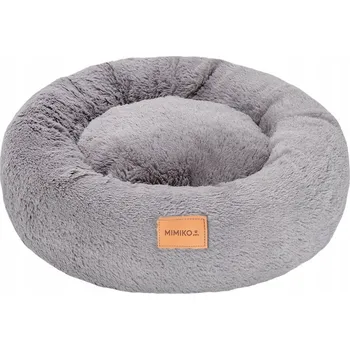 Pelíšek pro psa Pelíšek Mimiko Pets šedý kulatý 60 cm x 60 cm x 15 cm