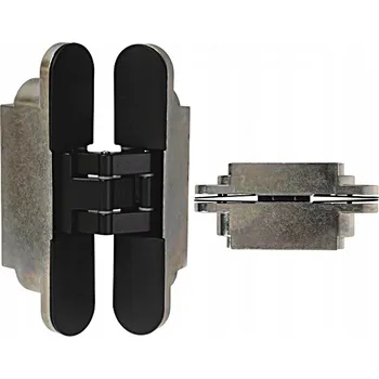 pant SKRYTÝ ZÁVĚS NA DVEŘE PRO INTERIÉROVÉ DVEŘE ČERNÝ MAX. NOSNOST 60 KG