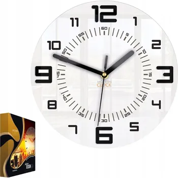 Hodiny Nástěnné hodiny Volan bílé, černé 28 cm