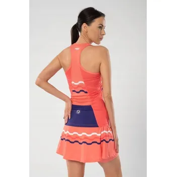 Podprsenka CYKLISTICKÝ NÁTĚLNÍK S PANELY PRESS CORAL XL