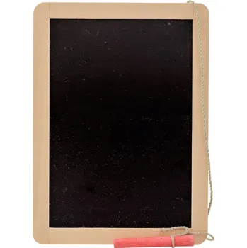 Dřevěná hračka Dřevěná křídová tabule se šňůrkou, Bloomin