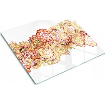 Obraz Kuchyňská Multifunkční Dekorativní Deska Tvrzené Sklo Dekorace 60x52 cm