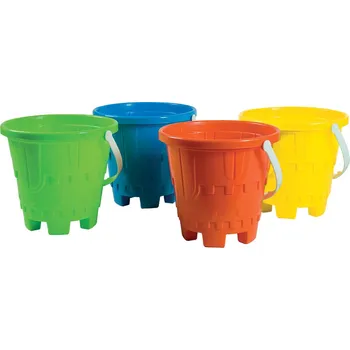 Hračka na písek Kyblík na písek hrad jednobarevný 17 cm Androni 0405-0000 Barva: Modrá