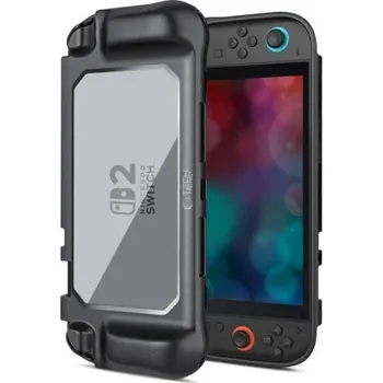 Pouzdro na mobilní telefon Tech-Protect | Tech-Protect Magmat kryt na Nintendo Switch 2, černý/průsvitný