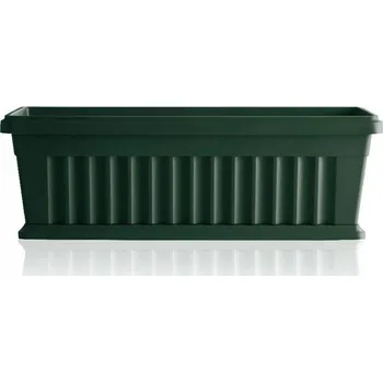 Květináč Květináč plast zelený Bama 60 cm x 18,5 x 16,5 cm