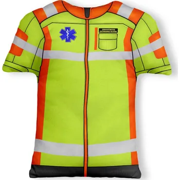 Dekorativní polštářek 3D polštář Torzo – Záchranář