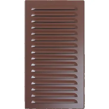 Větrací mřížka Mřížka větrací 190 x 340 mm hnědá