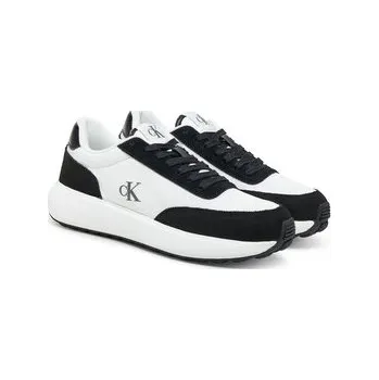 Dámské tenisky Sneakersy Calvin Klein Jeans Athleisure Runner Laceup Mix Wn YW0YW01774 Bílá 38