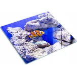 Skleněná kuchyňská deska na krájení s grafikou Korálový útes Nemo 60x52 cm
