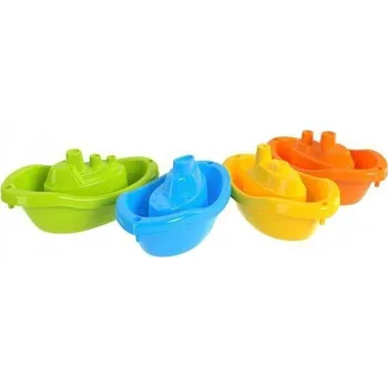 Loďka loď do vody koupání modrá