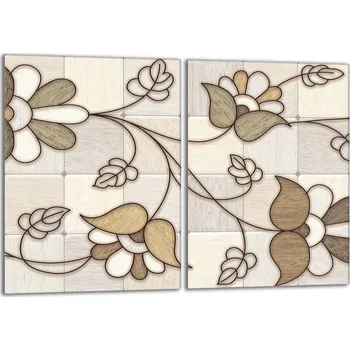 Kuchyňské prkénko Krájecí deska TMK ArtDeko sklo 2 ks