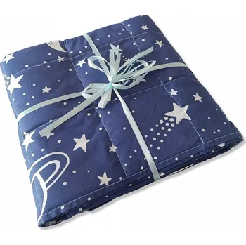 přikrývka Zátěžová deka SensoryczniePL 100 cm x 140 cm modrá