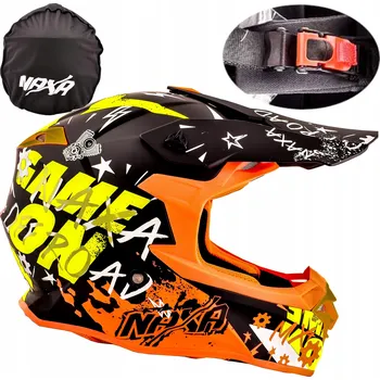 Helma na motorku MOTOCYKLOVÁ PŘILBA ENDURO QUAD ATV NAXA C9 vel. M