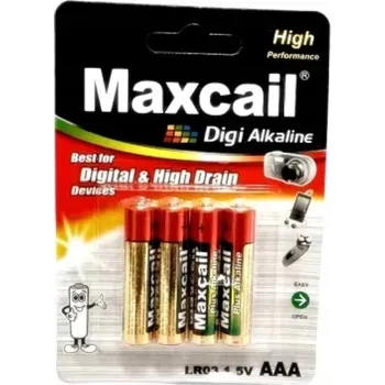 Článková baterie ALKALICKÉ BATERIE MAXCAIL 4KS BLISTR LR03 AM3 AAA