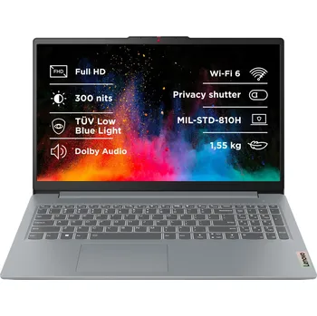 Notebook Lenovo IdeaPad Slim 3/15ITN9/3-N355/15,6"/FHD/8GB/512GB/UHD/W11H/Gray/2R