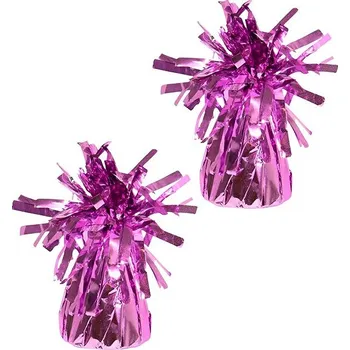 Balónek FOLAT Závaží - těžítko na balonky, růžové, 160 g, 2 ks