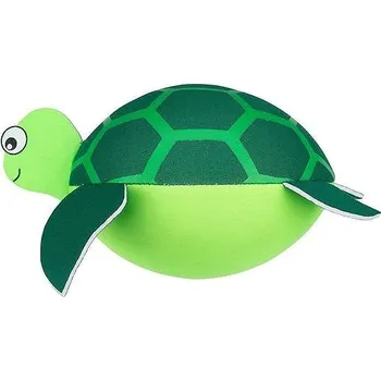 Hračka pro nejmenší Textilomanie Neoprenový míč do vody Turtle, průměr 17 cm, zelený