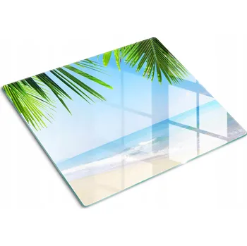 Obraz Skleněné prkénko na krájení Tropická pláž 60x52