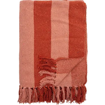 Přehoz na lůžko Bloomingville, Přehoz Frello 160 x 130 cm růžovo-červený - Formadore
