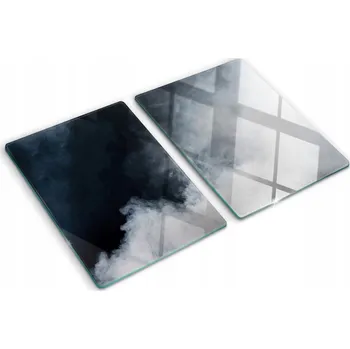 Obraz Odolné a Stylové Kuchyňské Skleněné Desky s Motivem Bílý kouř 2x40x52 cm