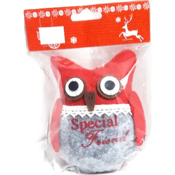 Obraz Sova - vánoční ozdoba/dekorace