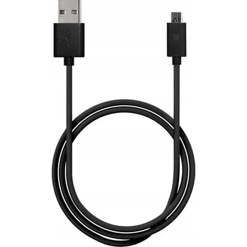 Datový kabel Kabel Puro USB - microUSB typ B, 1 m, černý