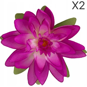 umělá květina 2 ks UMĚLÁ LILIE dekorativní fialová