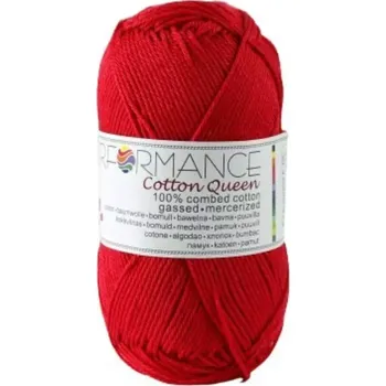 Příze Performance - Cotton Queen 162 - červená