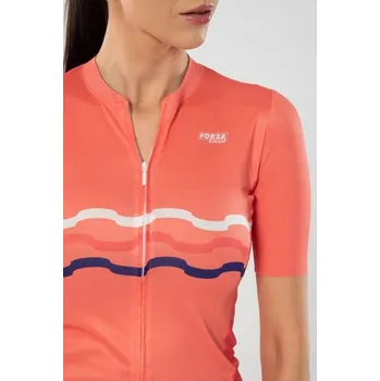 cyklistický dres CYKLISTICKÝ DRES PRESS SLIM CORAL XL