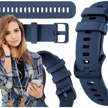 Řemínek na hodinky Řemínek ChronSmarta pro Xiaomi 20mm modrý