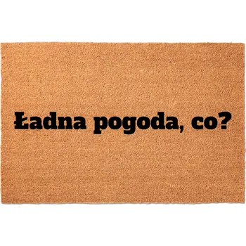 KOKOSOVÁ VSTUPNÍ ROHOŽKA 40X60 CM - STYLOVÁ DEKORACE S VTIPNÝM POTISKEM