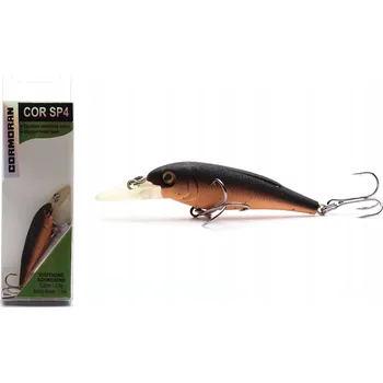 Umělá nástraha WOBLER CORMORAN COR SP4 - ORANŽOVO/ČERNÝ 5,0 cm