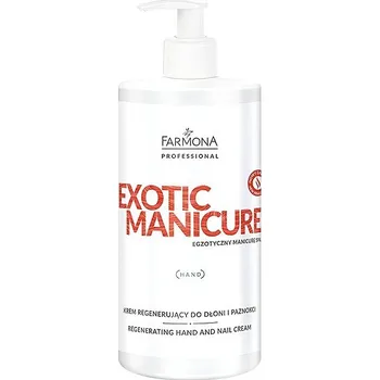 Péče o ruce FARMONA Exotic manicure regenerační krém na ruce a nehty, 500 ml