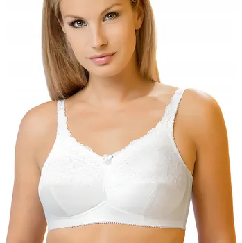 Podprsenka Pooperační podprsenka s kapsami na prsní protézu Afma 22 bílá 95AA