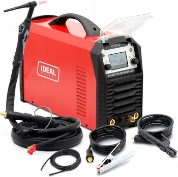 Svářečka Svařovací stroj IDEAL EXPERT TIG 220 AC/DC PULSE LCD 220A TIG DRŽÁK