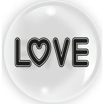 Balónek Kulatý balónek Tuban Love 45 cm