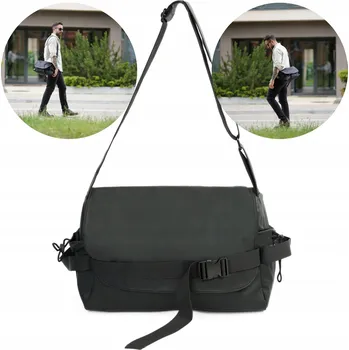 Taška na notebook Solier z hladké látky