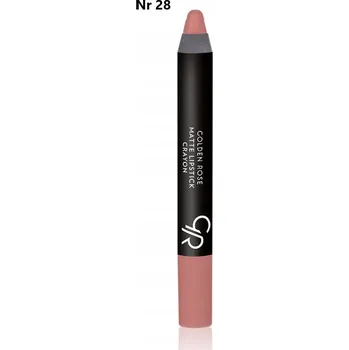 Rtěnka Golden Rose Matte Lipstick Crayon 28 3,5 g matná rtěnka v tužce