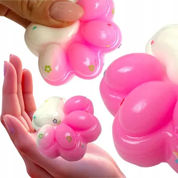 POP IT Kočičí tlapka OMBRE SENZORICKÁ TABA Squishy MAČKACÍ HRAČKA MOCHI flitry ADHD