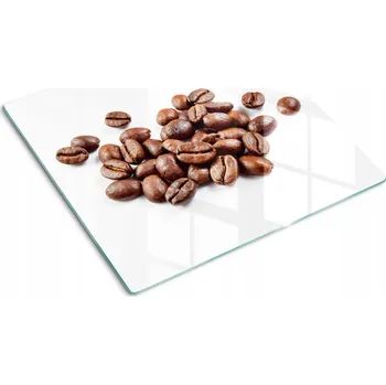 Obraz Multifunkční skleněná deska do kuchyně s motivem kávových zrn 60x52 cm